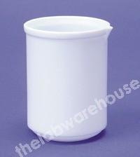 Beaker PTFE Opaque With Spout 25ml