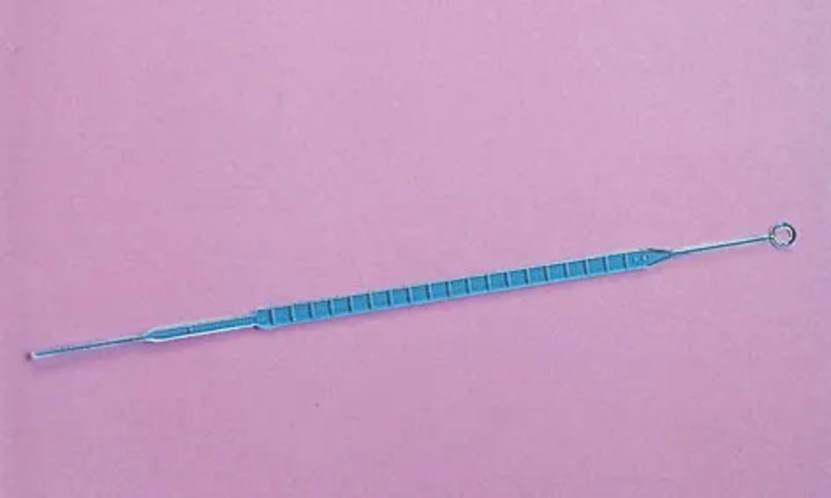 Sterile plastic inoculation loop. 10ul