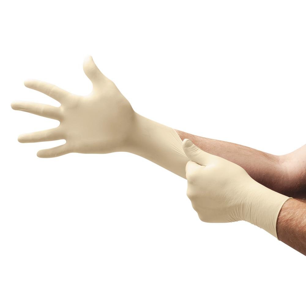 Latex Gloves Disposable Powder Free N/St. M.